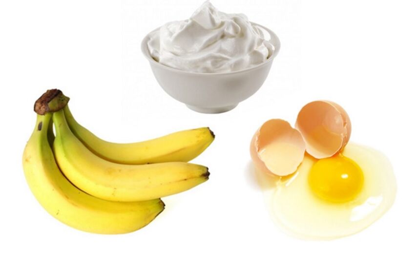Maska s vejci a banánem je vhodná pro všechny typy pleti